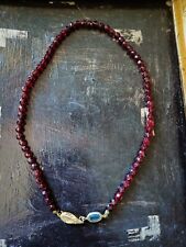 Collier vintage granato usato  Monzuno