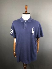 Polo masculina Ralph Lauren tamanho XXL azul escuro algodão pônei grande comprar usado  Enviando para Brazil