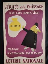 Affiche grove loterie d'occasion  Saint-Félix-Lauragais