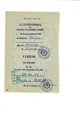Historisches visa dokument gebraucht kaufen  Edemissen