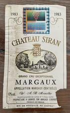 étiquette château siran d'occasion  Toul