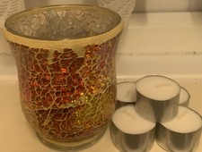effect candle holder crackle for sale effect candle holder crackle for sale  SMETHWICK