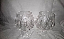 Pair brandy crystal for sale  GRAYS