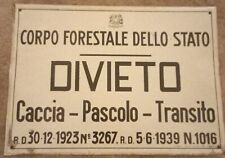 Cartello divieto caccia usato  Roma