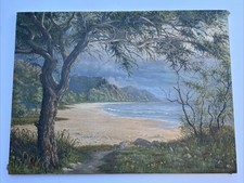 Vintage beach painting for sale  San Diego
