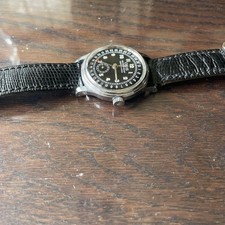 Relógio masculino vintage Oris ponteiro data manual vento mostrador preto segundos pequenos, usado comprar usado  Enviando para Brazil
