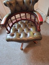 Vintage green leather for sale  NEWCASTLE UPON TYNE
