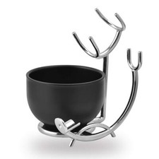 Soporte de maquinilla de afeitar y cepillo de afeitar de lujo con tazón, juego de 2 piezas de soporte de maquinilla de afeitar y cepillo segunda mano  Embacar hacia Mexico