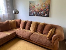 Canapé angle chesterfield d'occasion  Vaulx-en-Velin