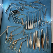 Używany, 48 specjalnych instrumentów do nosa ENt Tonsil Adenoid. Vmueller Storz, Aesculap na sprzedaż  Wysyłka do Poland