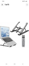 Usado, Suporte para laptop portátil ajustável dobrável notebook tablet mesa de computador comprar usado  Enviando para Brazil