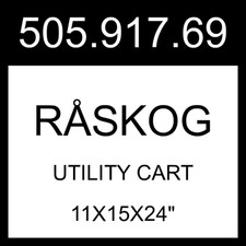 Ikea raskog råskog d'occasion  Expédié en Belgium
