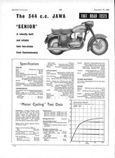 1960 jawa senior for sale  SIDCUP