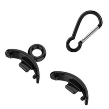 Metal Watch Strap Connectors for Mi Band 8 (2PCS Black With carabiner) comprar usado  Enviando para Brazil