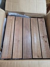 Yaheetech 11 peças piso de madeira interno e externo azulejos para pátio jardim - Marrom comprar usado  Enviando para Brazil