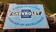 Tôle chevrolet plaque d'occasion  Gan