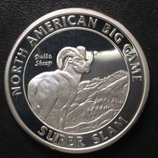 Medalha de prata North American Hunting Club Dall's Sheep Super Slam A4347 comprar usado  Enviando para Brazil