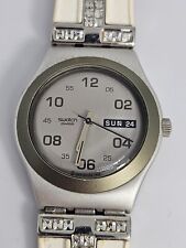2000 Relógio Feminino Swatch Irony Baroudeuse YLS7000 Fabricado na Suíça Dia/Data 32mm, usado comprar usado  Enviando para Brazil