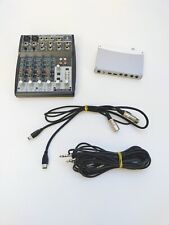 Console de mixagem Behringer Xenyx 802 8 canais com controle de áudio FCA 202 F *Leia* comprar usado  Enviando para Brazil