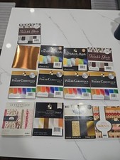 Usado, Bo Bunny, Coleção DCWV 6x6 Páginas de Papel Scrapbook Cartão Artesanato LOTE DE 13 LIDOS comprar usado  Enviando para Brazil