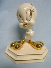 Estatueta de porcelana LENOX Tweety 5" altura detalhes dourados pintados Warner Bros 2000 comprar usado  Enviando para Brazil