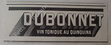 Publicité dubonnet vin d'occasion  Beaumont-de-Lomagne
