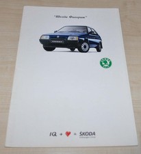 1993 Skoda Favorit Brochure Broszura RU na sprzedaż  PL