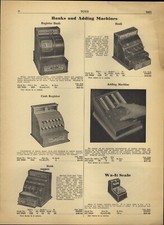 1949 ANÚNCIO EM PAPEL Caixa Registradora Banco Escala Wa-It Máquina de Adicionar Magnus Acordeão  comprar usado  Enviando para Brazil