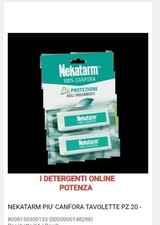 Nekatarm canfora tavolette usato  Potenza
