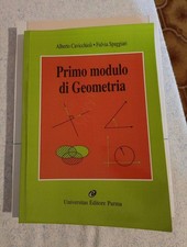 Primo modulo geometria usato  Scandiano