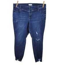 Leggings Lane Bryant Jeans Plus 20 20W 42x30 jeans flexível cintura mágica elástica comprar usado  Enviando para Brazil