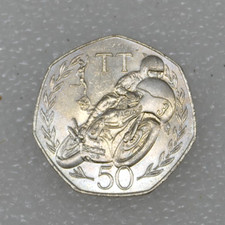 Motorcycle 50p coin for sale  WESTON-SUPER-MARE