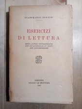 Gianfranco contini esercizi usato  Magliano Sabina