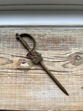Vintage brass sword for sale  LONDON