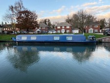 Widebeam canal boat for sale  HUNGERFORD