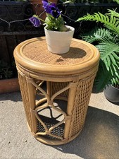Vintage bamboo round for sale  MALTON