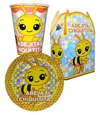 Usado, 30 ct. Pacote - Kit de festa ABEJITA PLIM PLIM / 10 vasos + 10 platos + 10 cajitas comprar usado  Enviando para Brazil