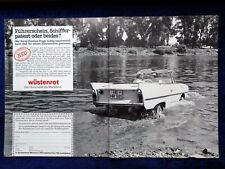 Amphicar wüstenrot riginale gebraucht kaufen  Vechta