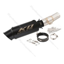 ER6N 2005-2011 para Kawasaki ER6F preto silenciador pontas de escape silenciador tubo deslizante comprar usado  Enviando para Brazil