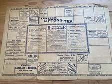 1909 theatre programme for sale  IPSWICH