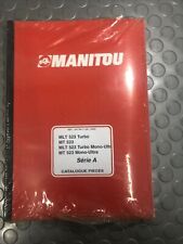 Manitou parts catalogue for sale  LANCING