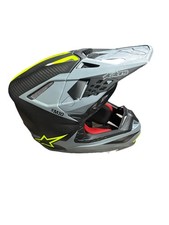 Capacete de motocross Alpinestars Supertech SM10 preto cinza carbono tamanho médio comprar usado Capacete de motocross Alpinestars Supertech SM10 preto cinza carbono tamanho médio comprar usado  Enviando para Brazil