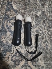 Usado, Controles de movimento Sony PS3 PlayStation 3 x2 - Preto (CECH-ZCM1U)  comprar usado  Enviando para Brazil