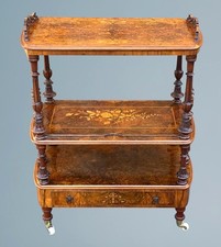 Victorian inlaid burr for sale  CONSETT