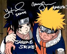 Foto 8x10 assinada por Maile Flanagan Yuri Lowenthal certificado de autenticidade JSA Naruto Sasuke comprar usado  Enviando para Brazil