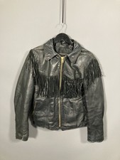 Tasseled leather biker for sale  SHEFFIELD