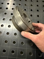 Torno de metal eixo cônico longo L0 6" mandril placa traseira L-0 maquinista comprar usado  Enviando para Brazil