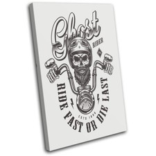 Biker skull retro for sale  UK