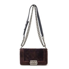 Bolsa de ombro CHANEL Boy Chanel 20 Matelasse Coco Mark corrente veludo... GZl17sw0, usado comprar usado  Enviando para Brazil