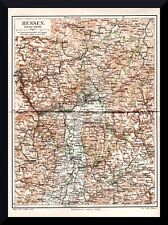 Hessen historische landkarte gebraucht kaufen  Leipzig